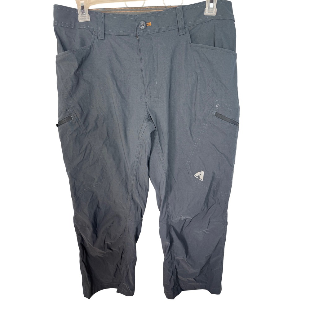 Eddie Bauer Men's First Ascent Cargo Pants‎ Gray Size 38x30 Outdoor Hiking